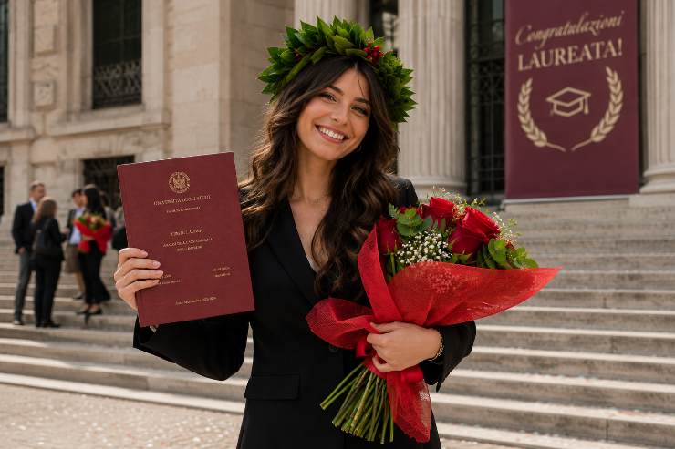donna appena laureata
